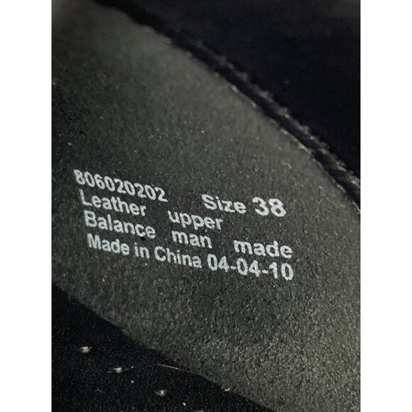 Dansko Black Leather Womens Clogs Size 38 US 7.5-8 Slip-On Comfort Shoes GUC - Picture 3 of 14